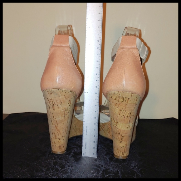 BCBGirls Sandals Cream, Salmon, Peach - Picture 4 of 7